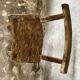 Large old teak chair or armchair H84 L60