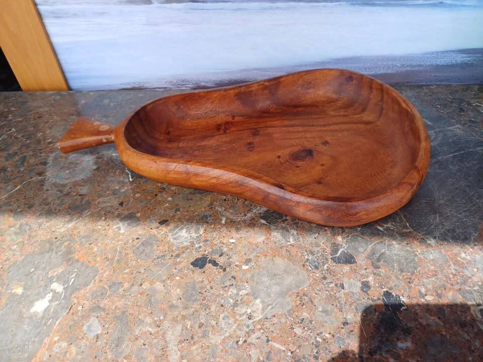 Teak fruit or aperitif basket