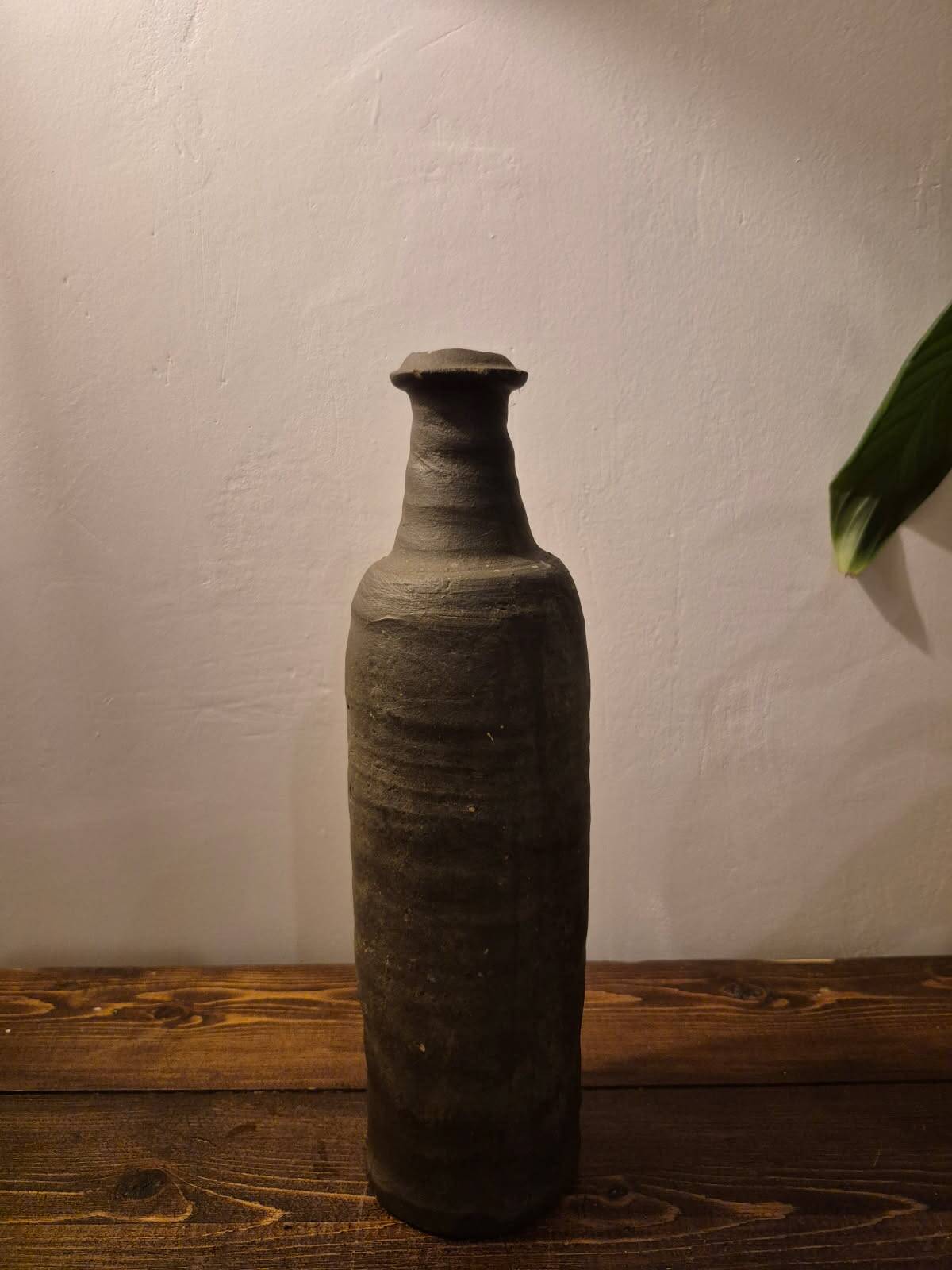 Antique stoneware bottle