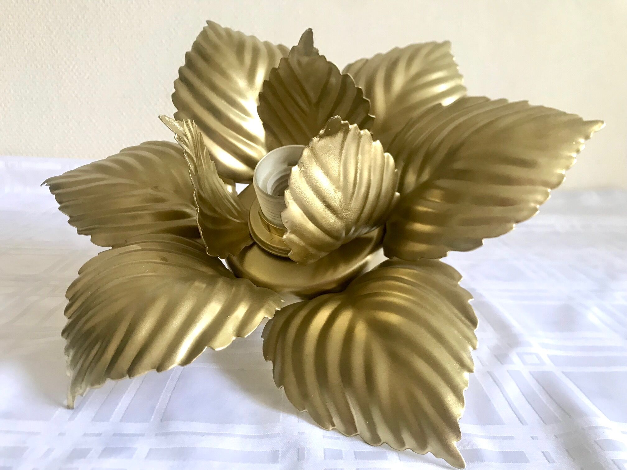 Masca golden flower wall lamp