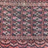 Tapis ancien Selle Tékké Boukhara fait main 64X107 CM