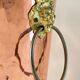 Vintage copper lion's head umbrella holder