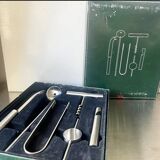 Vintage Stelton Bar Set Design Arne Jacobsen 6 pcs ensemble Design danois