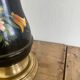 19th century ceramic lamp base, 2 m fabric cable