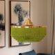 Superb brass fringed pendant light T-603 Hans Agne Jakobsson