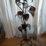 Floor lamp rhubarb leaf 70s