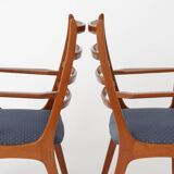 2 chaises à repas en teck années 1960 par KS Mobler, Danemark