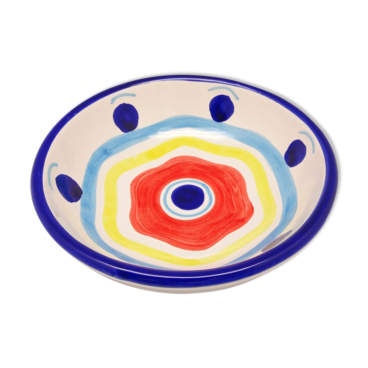 Bol multicolore en céramique italienne