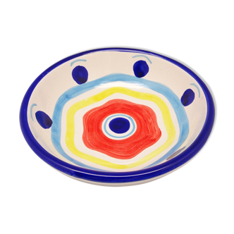 Multicolored bowl in Italian ceramic