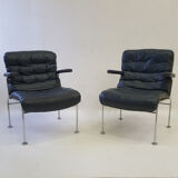 Birgitta armchair by Bruno Mathsson for Dux 1960 leather
