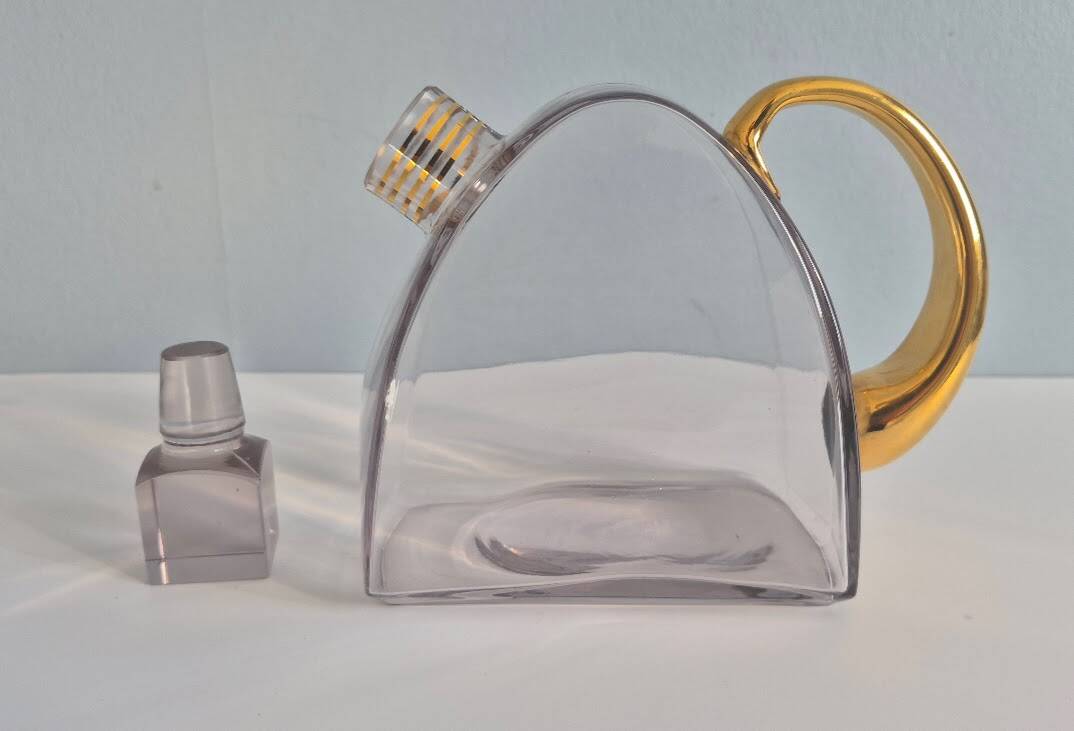 Art Deco glass carafe