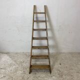 Vintage solid wood workshop ladder