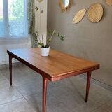 Vintage extendable teak table