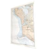 Map of Charente Maritime, Oléron Island, West Coast, France, 1976