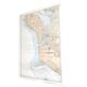 Map of Charente Maritime, Oléron Island, West Coast, France, 1976