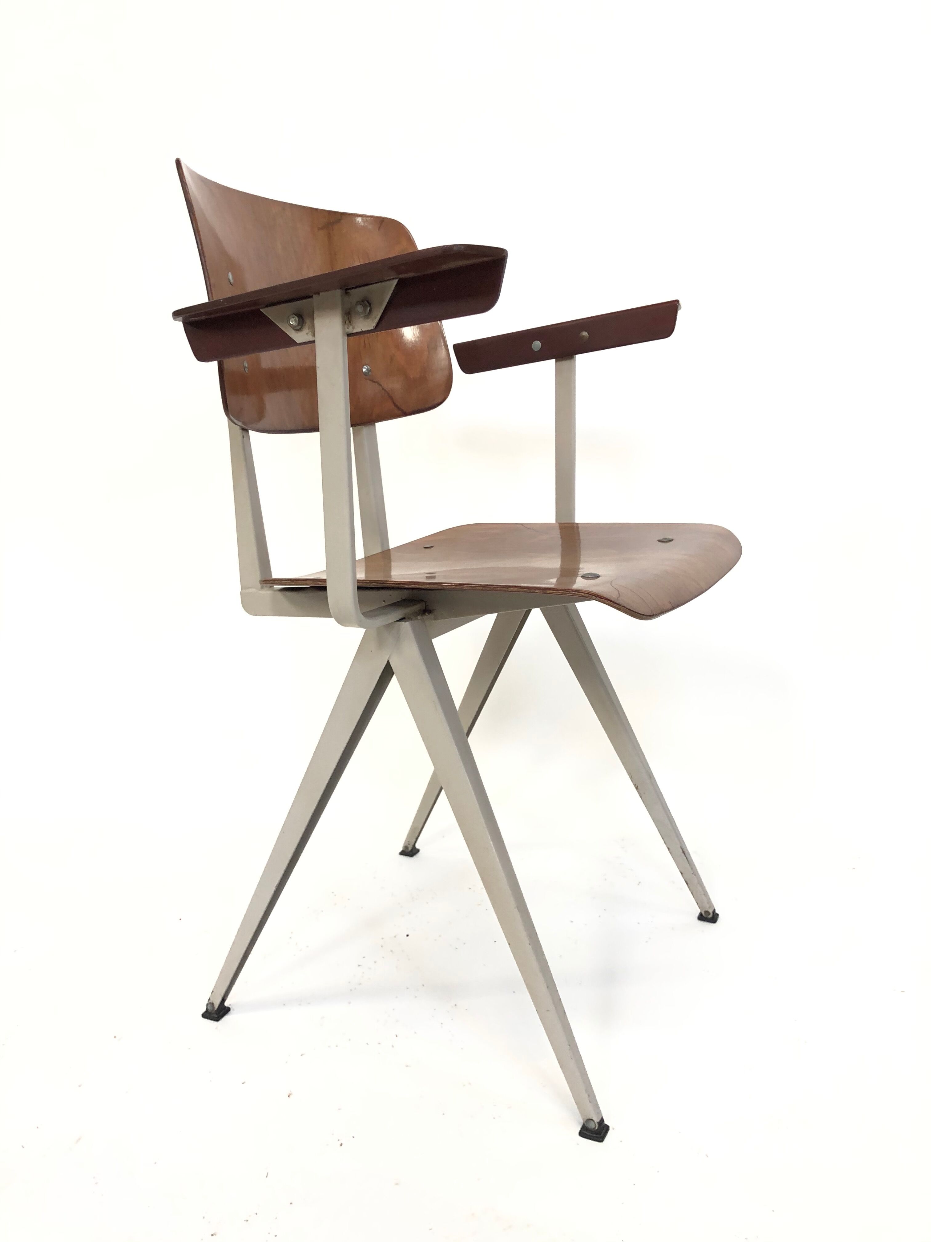 Vintage Galvanitas S16 chair with armrests, 1960 Netherlands