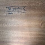 Pair of vintage military campaign wooden nightstands by reprodux england