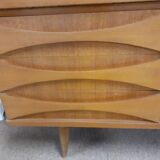 Seventies buffet scandinavian foot compass