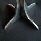 Removable stainless steel metal chandelier 3 branches