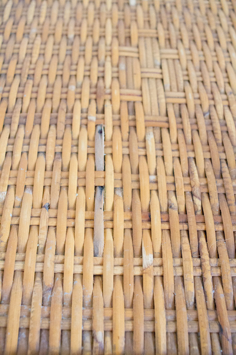 Rattan coffee table