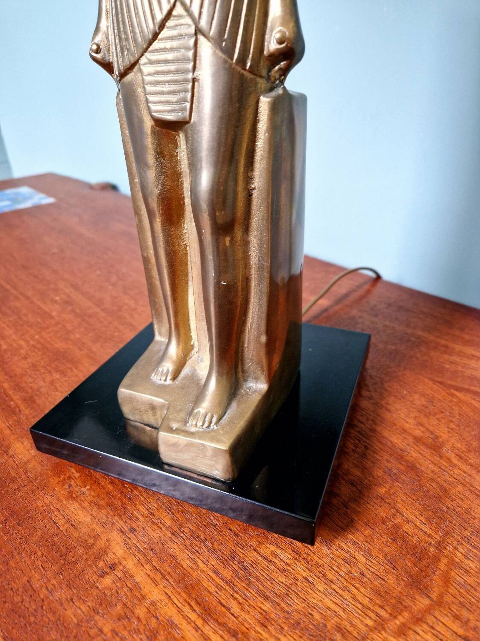 Egyptian table lamp, Hollywood Regency style, 1970