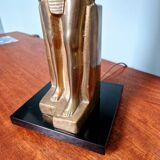 Egyptian table lamp, Hollywood Regency style, 1970