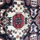Carpet vintage Caucasian Chirwan done hand 140 X 210 CM