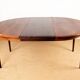 Danish extendable dining table in rosewood by Kai Lyngfeldt Larsen.