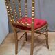 6 chaises de théâtre style Napoléon IIII