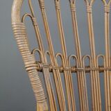 Ensemble de 2 fauteuils Rotan Dutch Design Belse 8, 1950