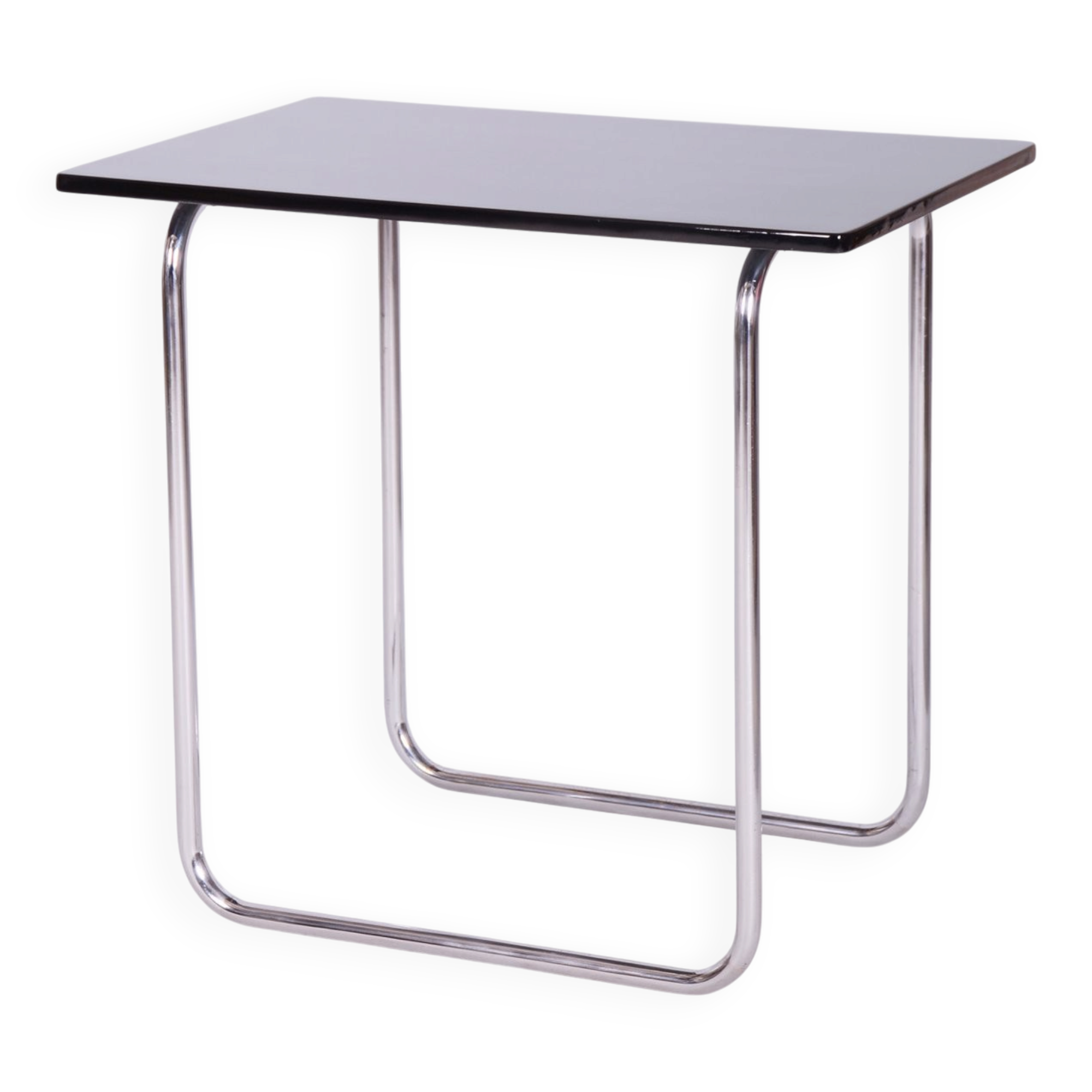 Bauhaus Table in Chrome-Plated Steel by Hynek Gottwald, 1930s