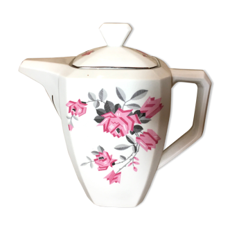 Vintage teapot Art Deco motifs