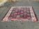 Handmade knotted wool Bakhtiar rug from Iran, burgundy, 200x300cm