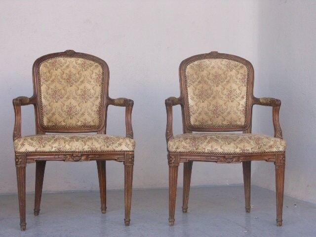 Set of 4 chairs Louis XVI style