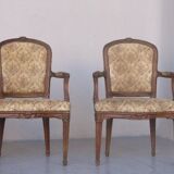 Set of 4 chairs Louis XVI style