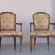 Set of 4 chairs Louis XVI style