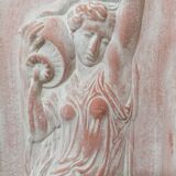 bas-relief Greek nymphs in terracotta