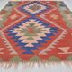 Small Vintage Multicolour Kilim Rug sku 1663