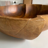 Plat en bois artisanal