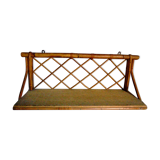 Bamboo wall shelf