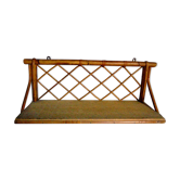 Bamboo wall shelf