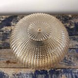 Golden globe wall light