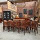 Suite of 23 bistro chairs