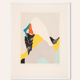 Woman in Profile, Etching on Paper, 76 x 97 cm