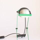 Green "Sintesi" table lamp by Ernesto Gismondi for Artemide, 1976.