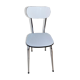 Chaise en formica beige