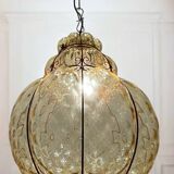 Extra Large Wrought Iron Light Pendant 1970’s