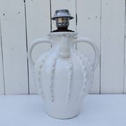 Pied de lampe, gargoulette Malicorne, Emile Tessier