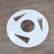Ulyssimo minimal round coffee table by U. Müller Reisser 1990s