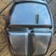 Scandinave. 3 plateaux de service palissandre inox